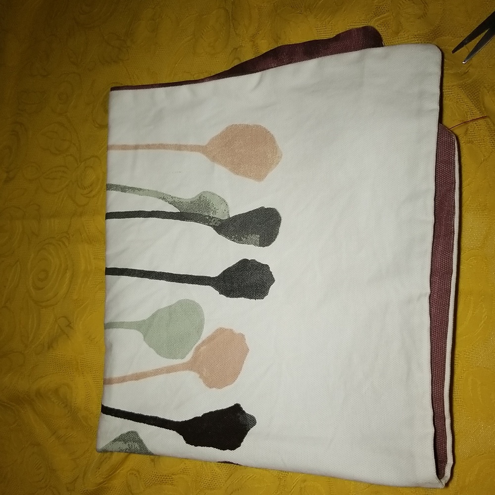 IKEA canvas Zippered decorative Large Throw Pillow Cover.